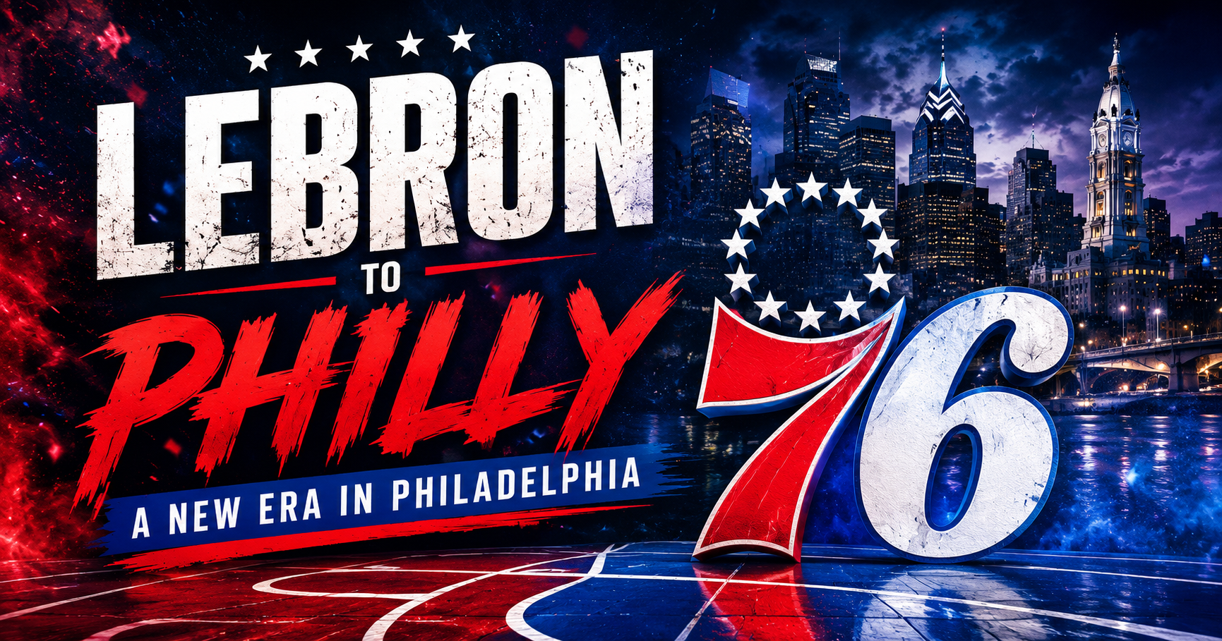 LeBron James signs with the Philadelphia 76ers 2026
