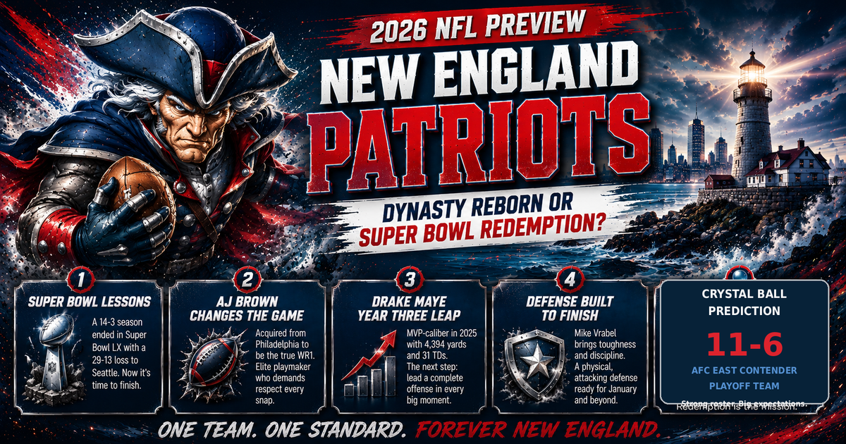 2026 New England Patriots NFL Season Preview