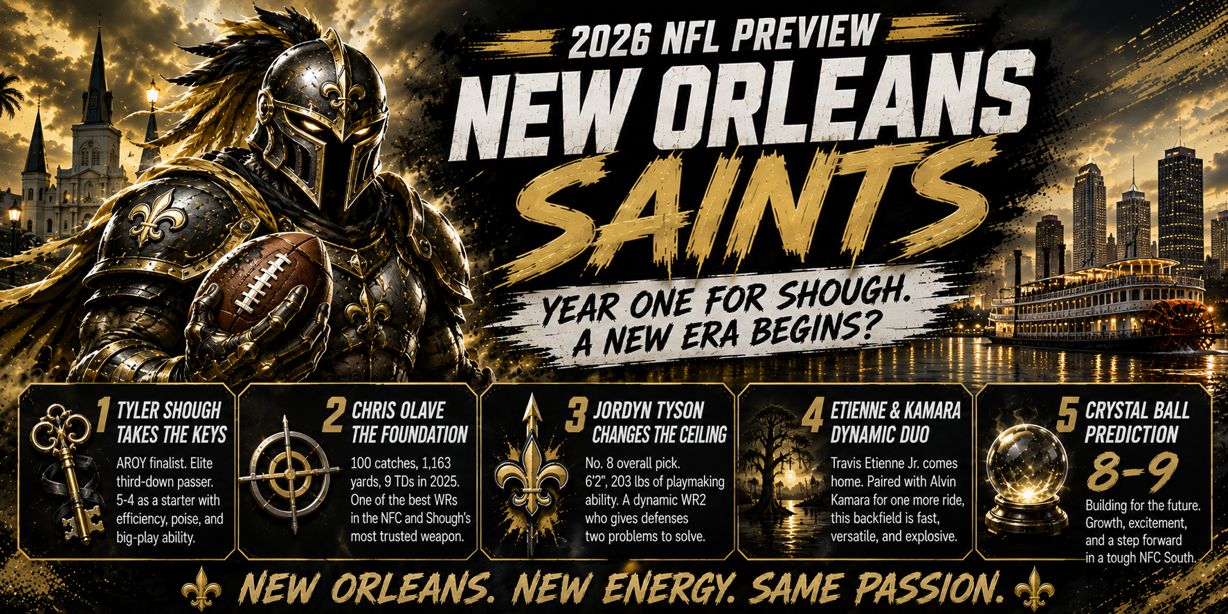 2026 New Orleans Saints NFL Season Preview
