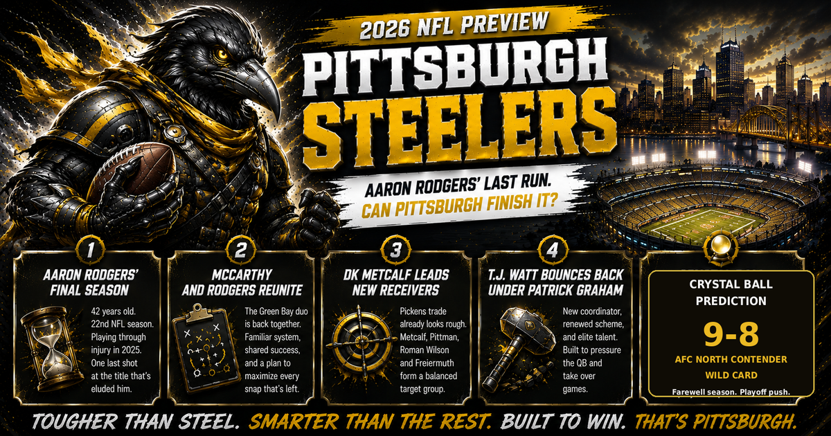 2026 Pittsburgh Steelers NFL Season Preview